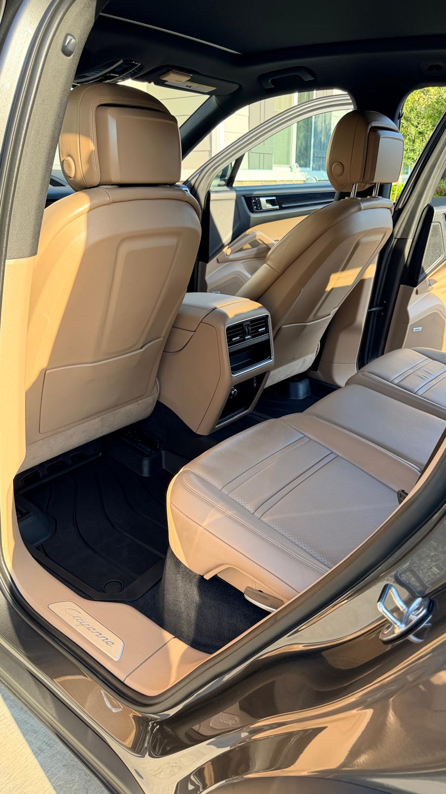 Interior car detailing in Riverside & San Diego County — SUV rear seats and footwells cleaned and conditioned